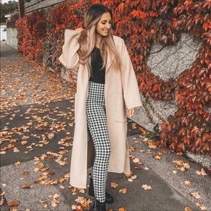 NWT Zara patch pocket coat in light beige